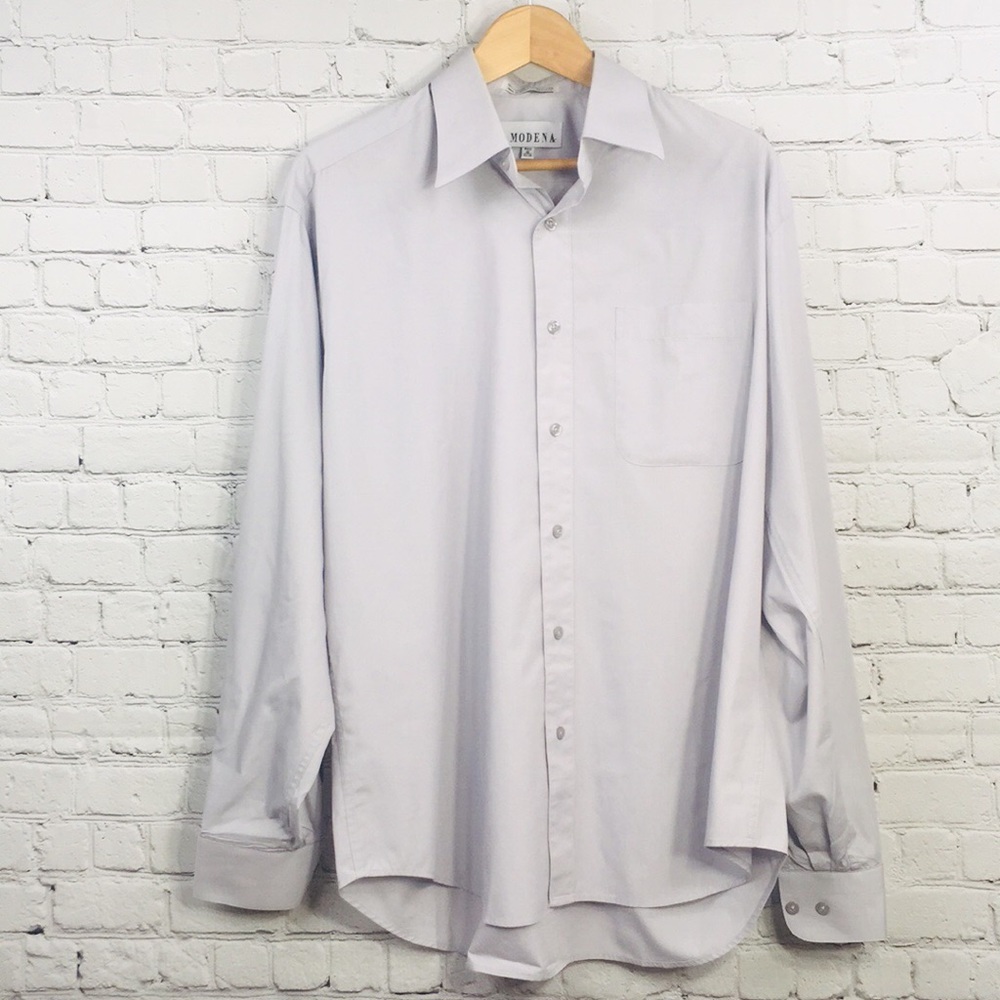 Modena Shirt Button Down Dress Shirt Size 16 34/35